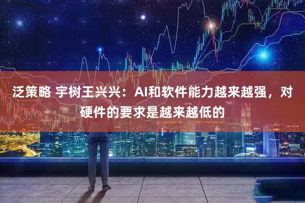 泛策略 宇树王兴兴：AI和软件能力越来越强，对硬件的要求是越来越低的