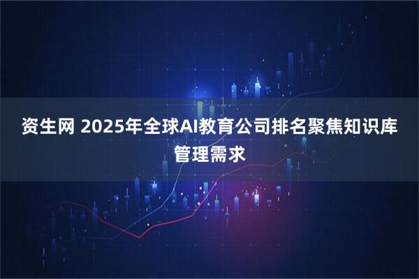 资生网 2025年全球AI教育公司排名聚焦知识库管理需求