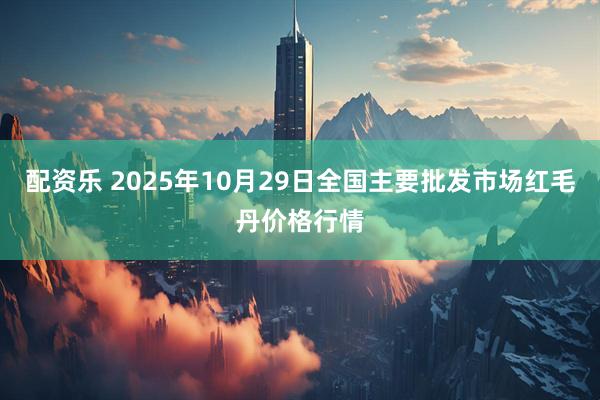 配资乐 2025年10月29日全国主要批发市场红毛丹价格行情